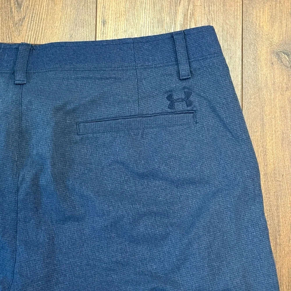 Under Armour Men's Heatgear Performance Golf Shorts Navy Blue Size 40
